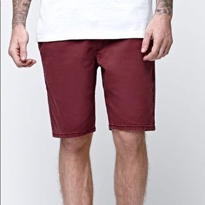 Red joggers shorts NWT small